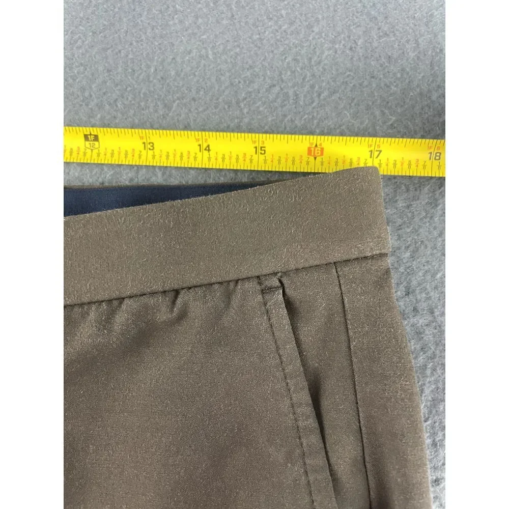Lauren Ralph Lauren Performance Pants Mens 34x31* Brown Flat Front Stretch Dress